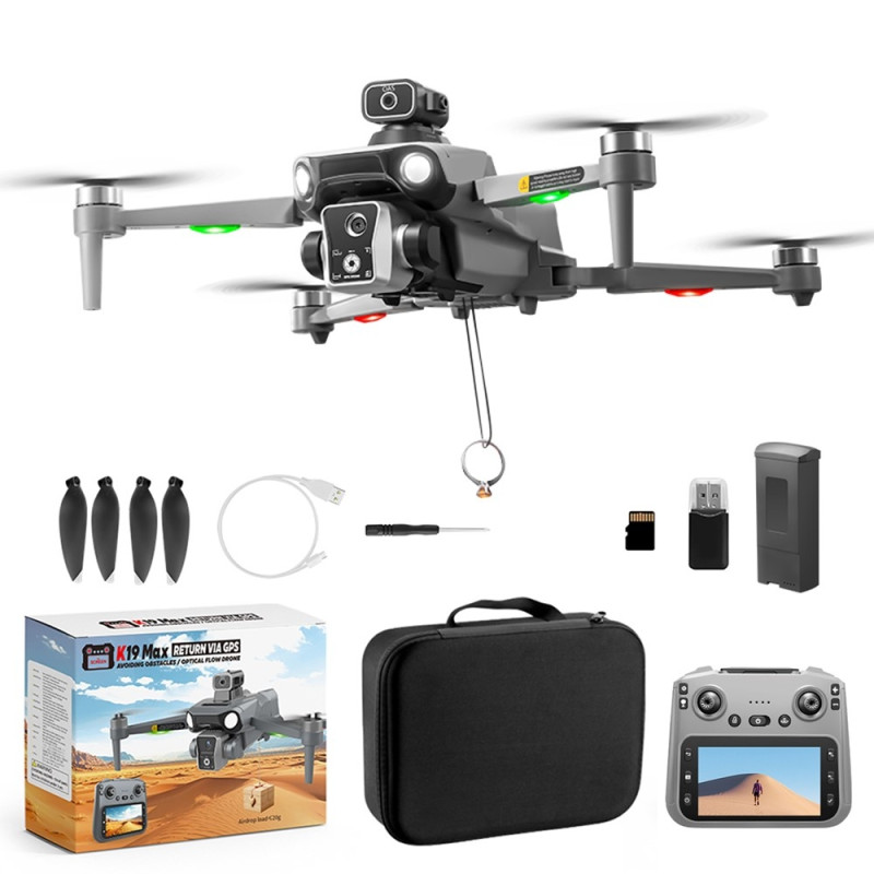 XKJ K19 Drone Drone Airdrop GPS Dual Camera Aerial Photography Return Home