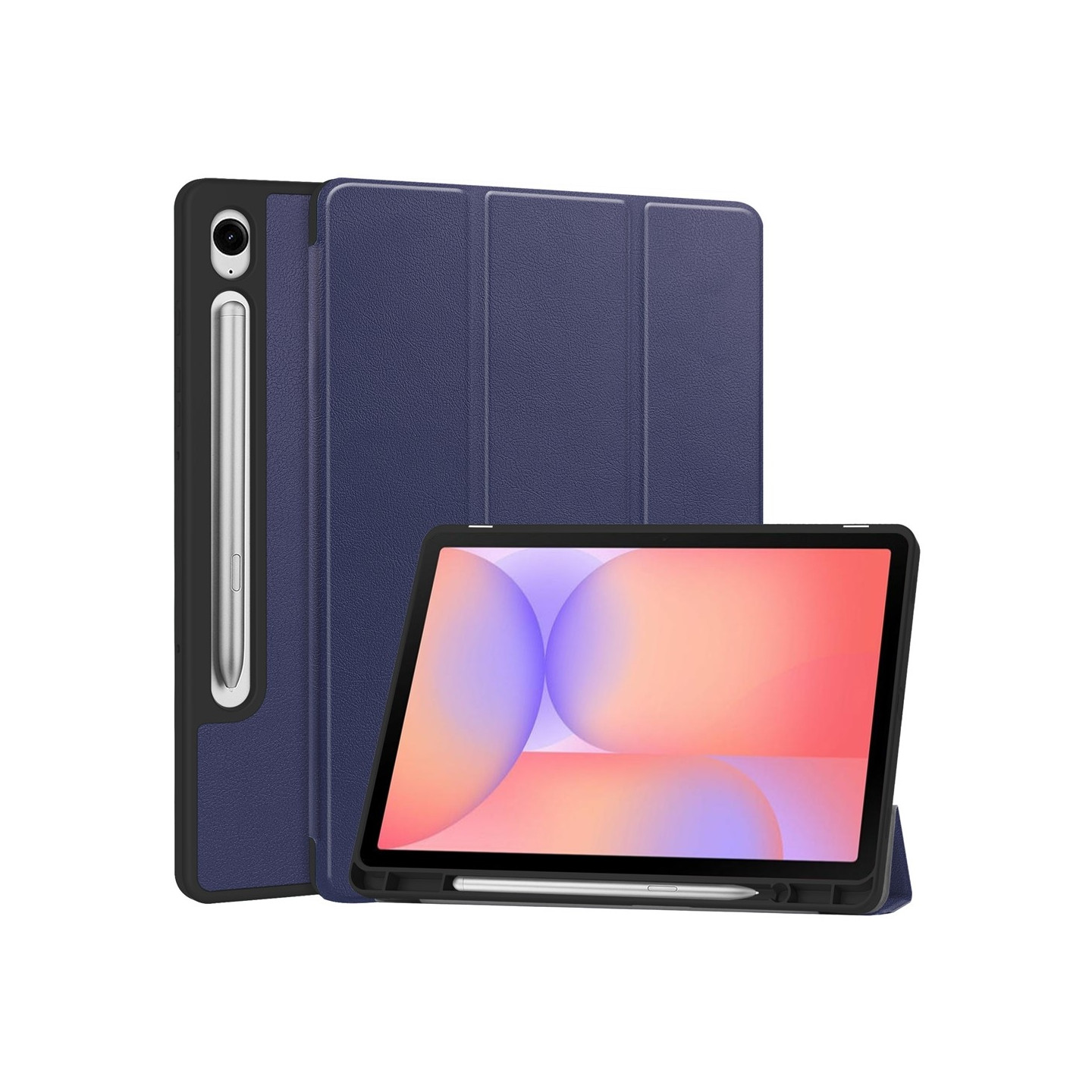 Slim Fit Cover Fodral Till Samsung Galaxy Tab S10 Lite - MörkBlå