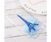 Huawei P10 Soft Gel TPU skal - Blue Eiffel Tower