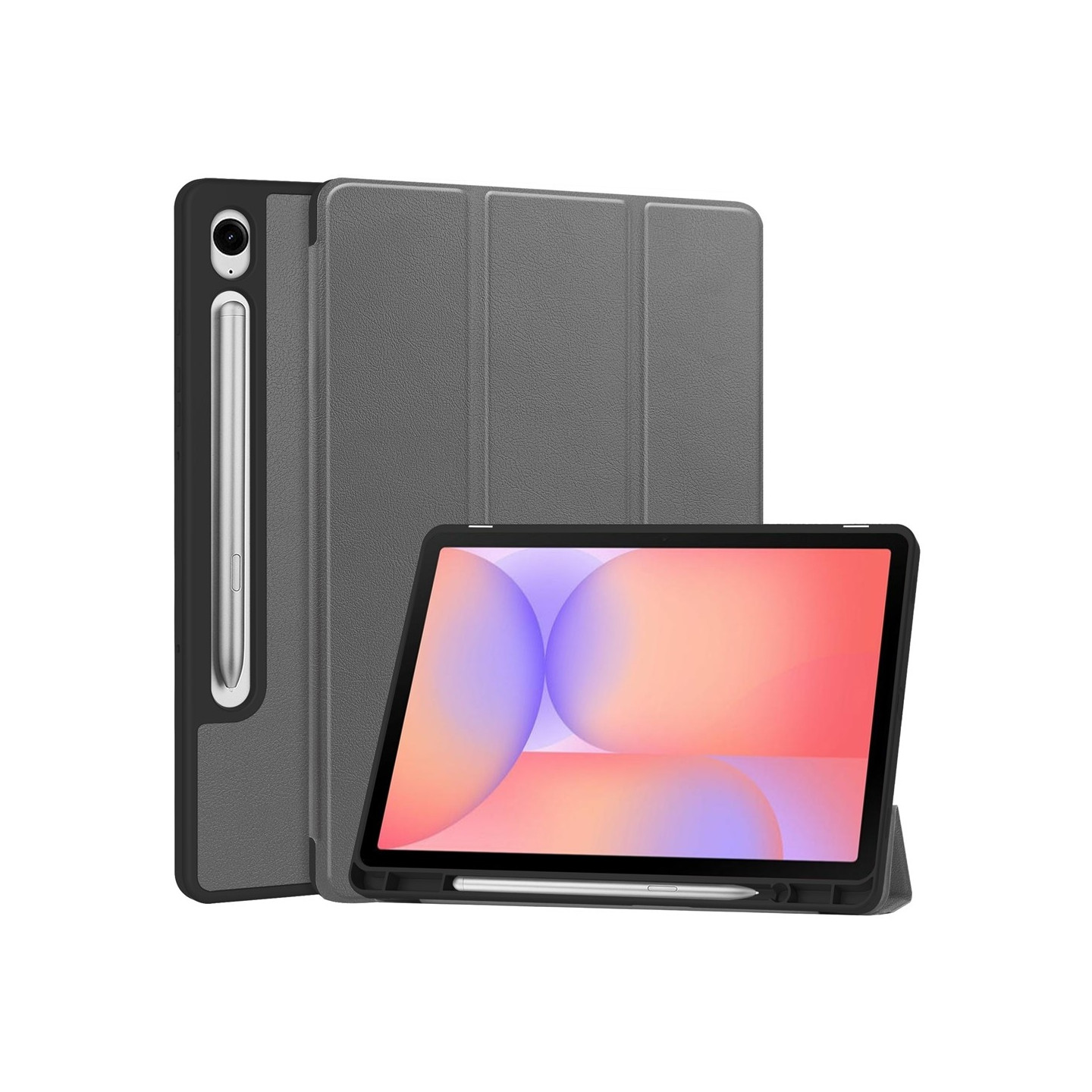 Trifoldet stativ Smart Taske til Samsung Galaxy Tab S10 Lite