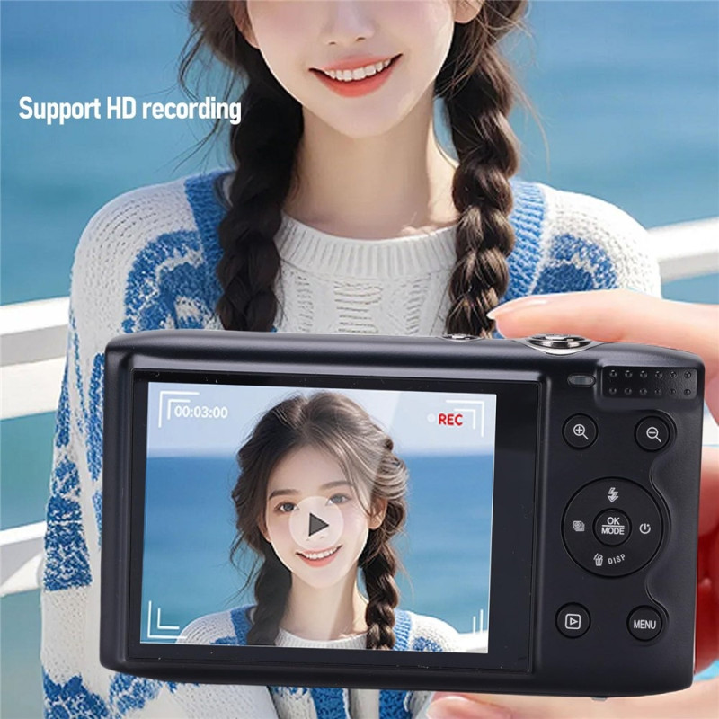 S95 Pro 5K Digital Camera 16x Zoom WiFi 72MP 2.8" Screen Camera + 32GB Memory Card