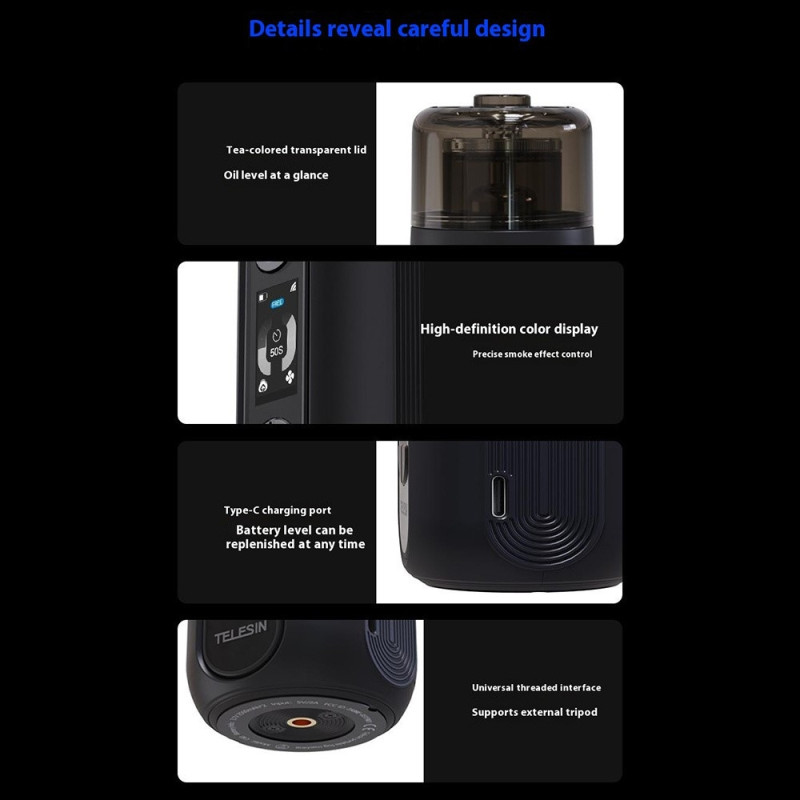 Rökmaskin Rökgenerator för fotografering videor livestreaming disko fest etc