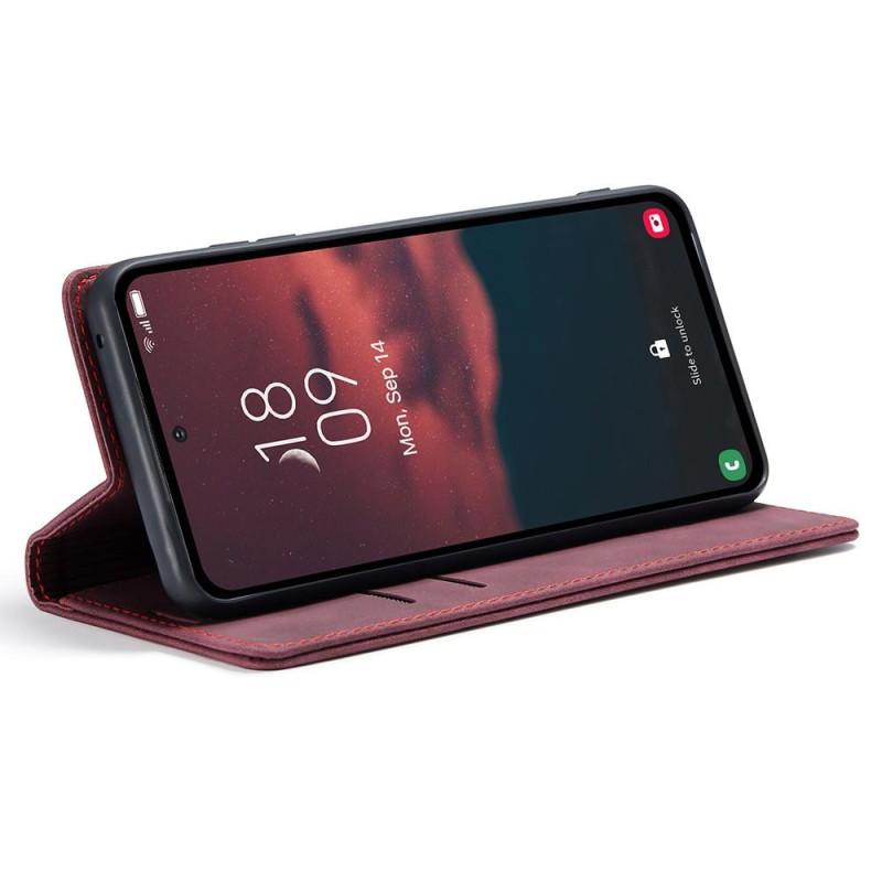 CASEME Lommebok - deksel Samsung Galaxy A54 5G - Vinrød