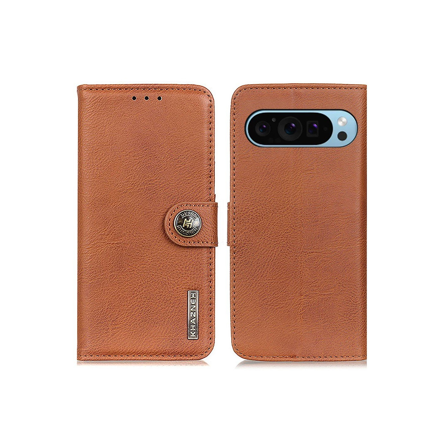 KHAZNEH Wallet Stand Case For Google Pixel 10 Pro / 10 / 9 Pro / 9