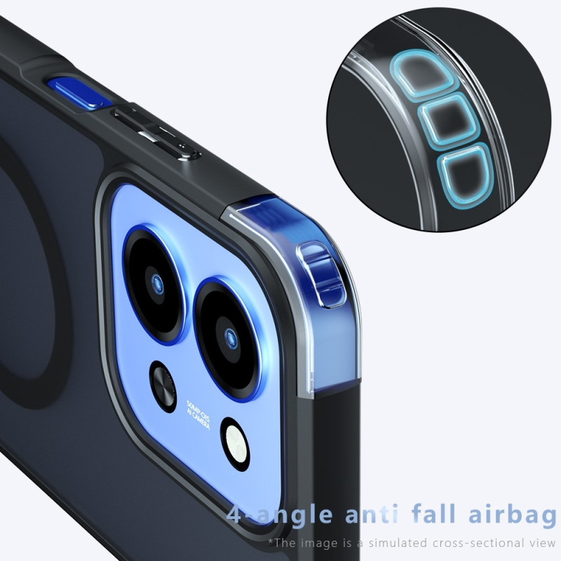 For Xiaomi Redmi 15C 5G 4G-deksel TPU-deksel bakdeksel Magsafe-kompatibel