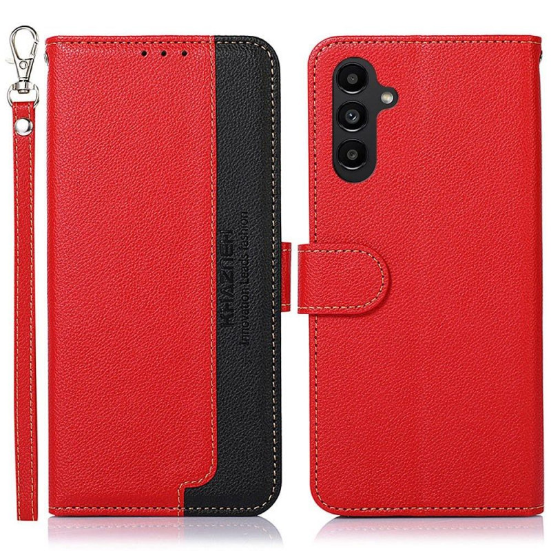 KHAZNEH Phone Cover for Samsung Galaxy A14 - Red/Black