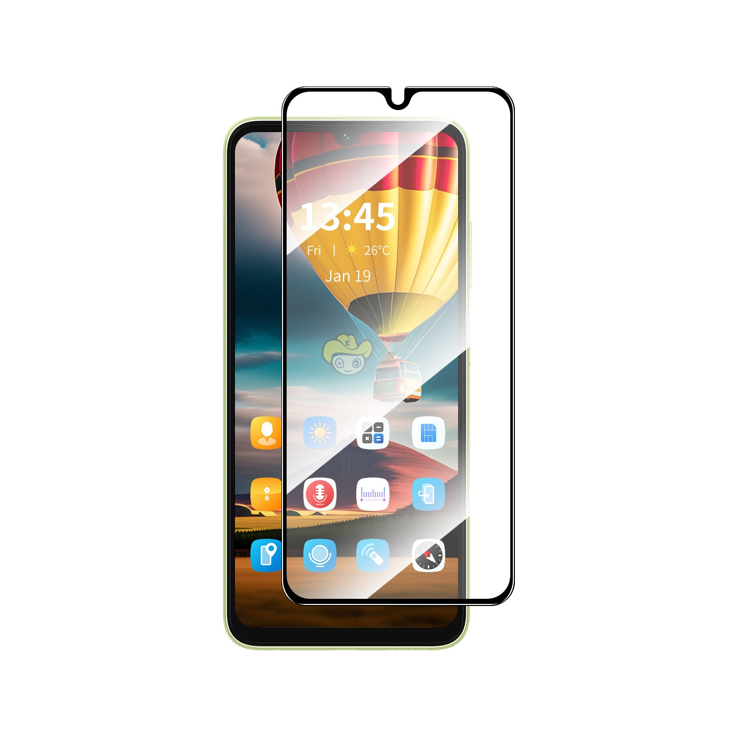 ENKAY Hærdet Glas Skærmbeskytter til Xiaomi Redmi 15C 5G 4G Poco C85 4G Fuld Dækning