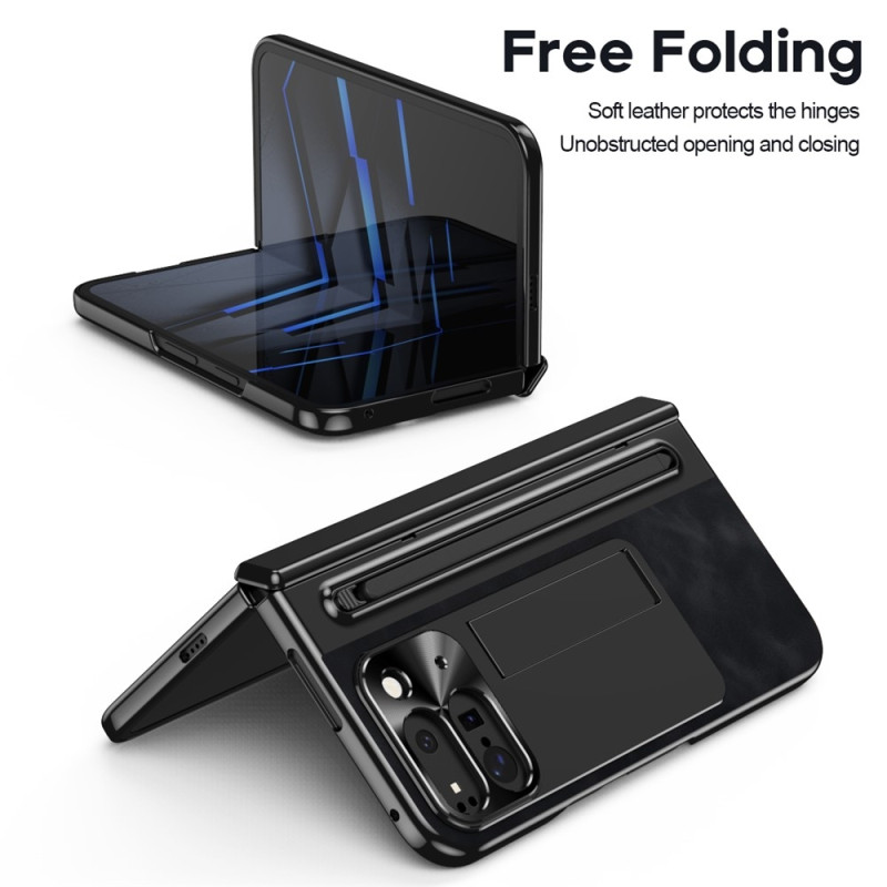 For Google Pixel 10 Pro Fold Case Kickstand with Tempered Glass Film, Stylus