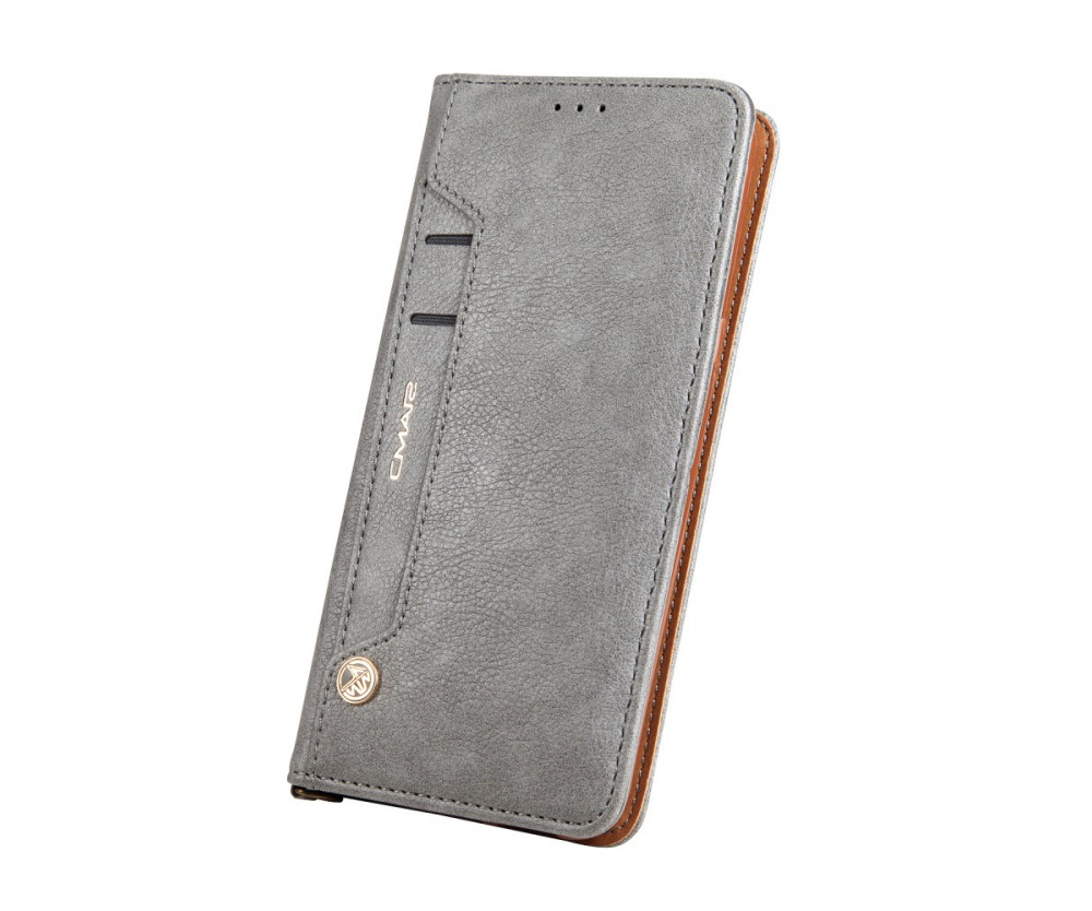 CMAI2 Litchi plånboksfodral Samsung Galaxy S8 - Grå