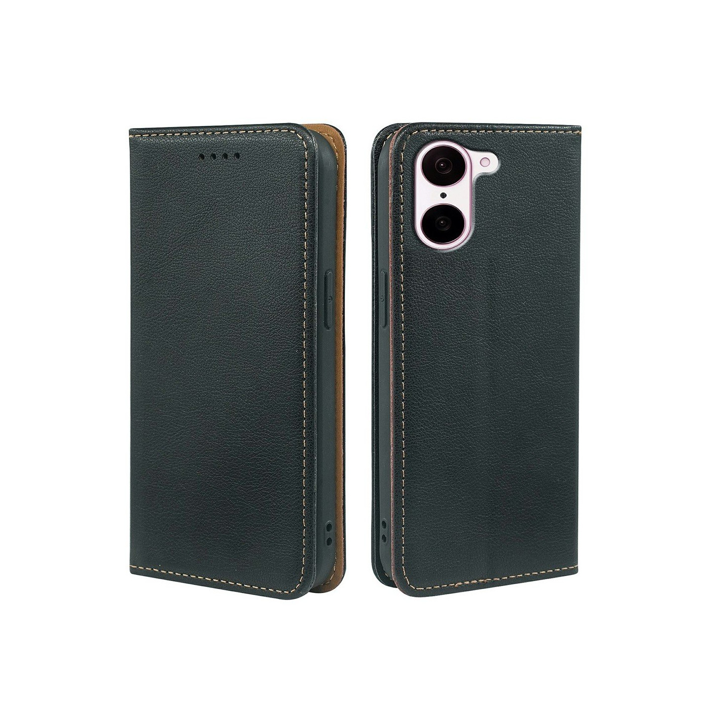 For OnePlus Nord CE5 5G Case Wallet Cover with Strong Magnetic Closure - Black
