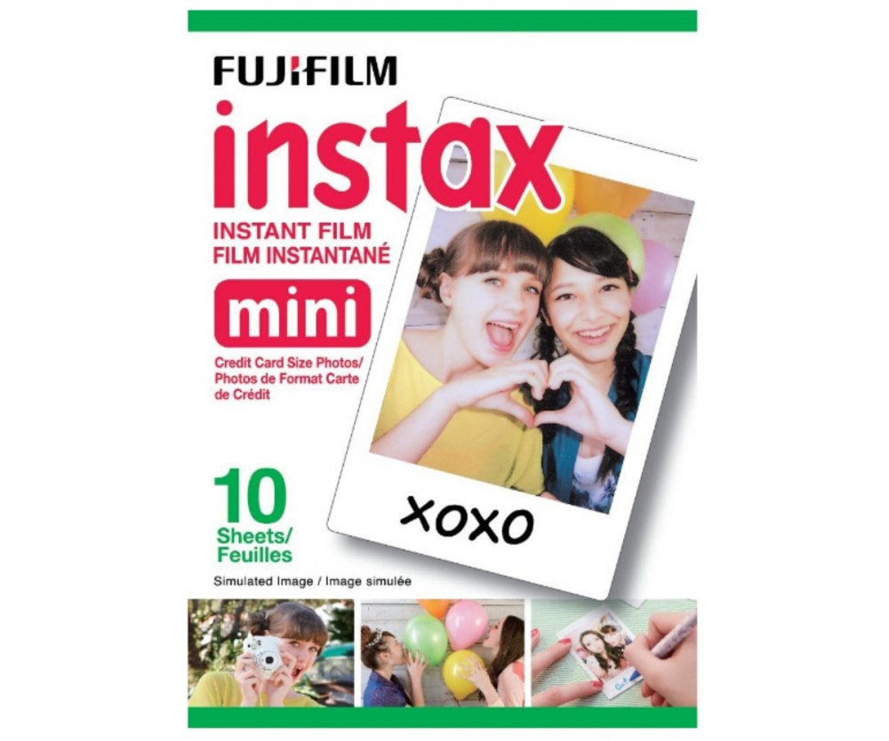 20 st Vit FUJIFILM Instax Mini Instant Film 5,4 x 8,6 cm