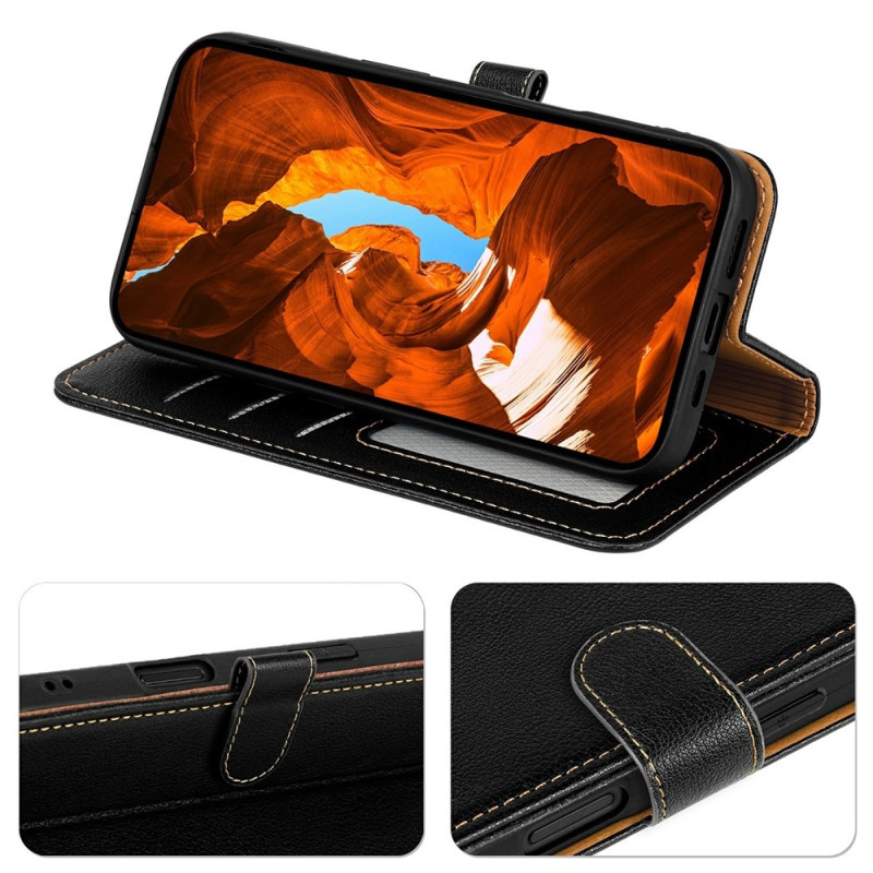 Til OnePlus Nord CE5 5G Etui Pungcover med Stærk Magnetlukning - Sort