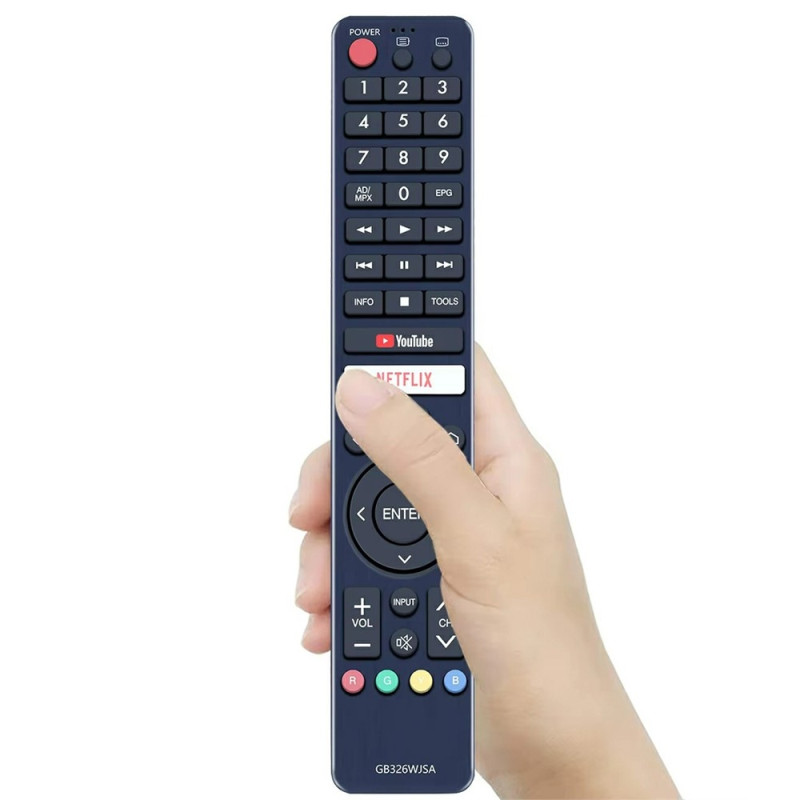 TV:n kaukosäätimen vaihto GB326WJSA-mallille Sharp TV:n äänitoiminnolle