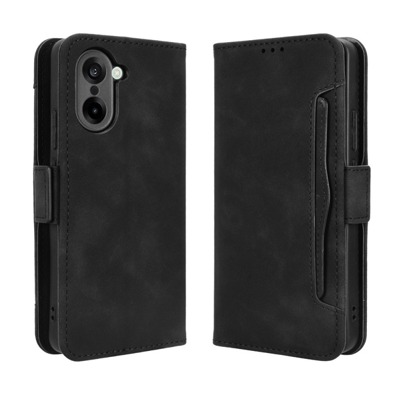 OnePlus Nord CE5 5G Case -lompakkokotelolle Shell Phone Case Extra Card - musta