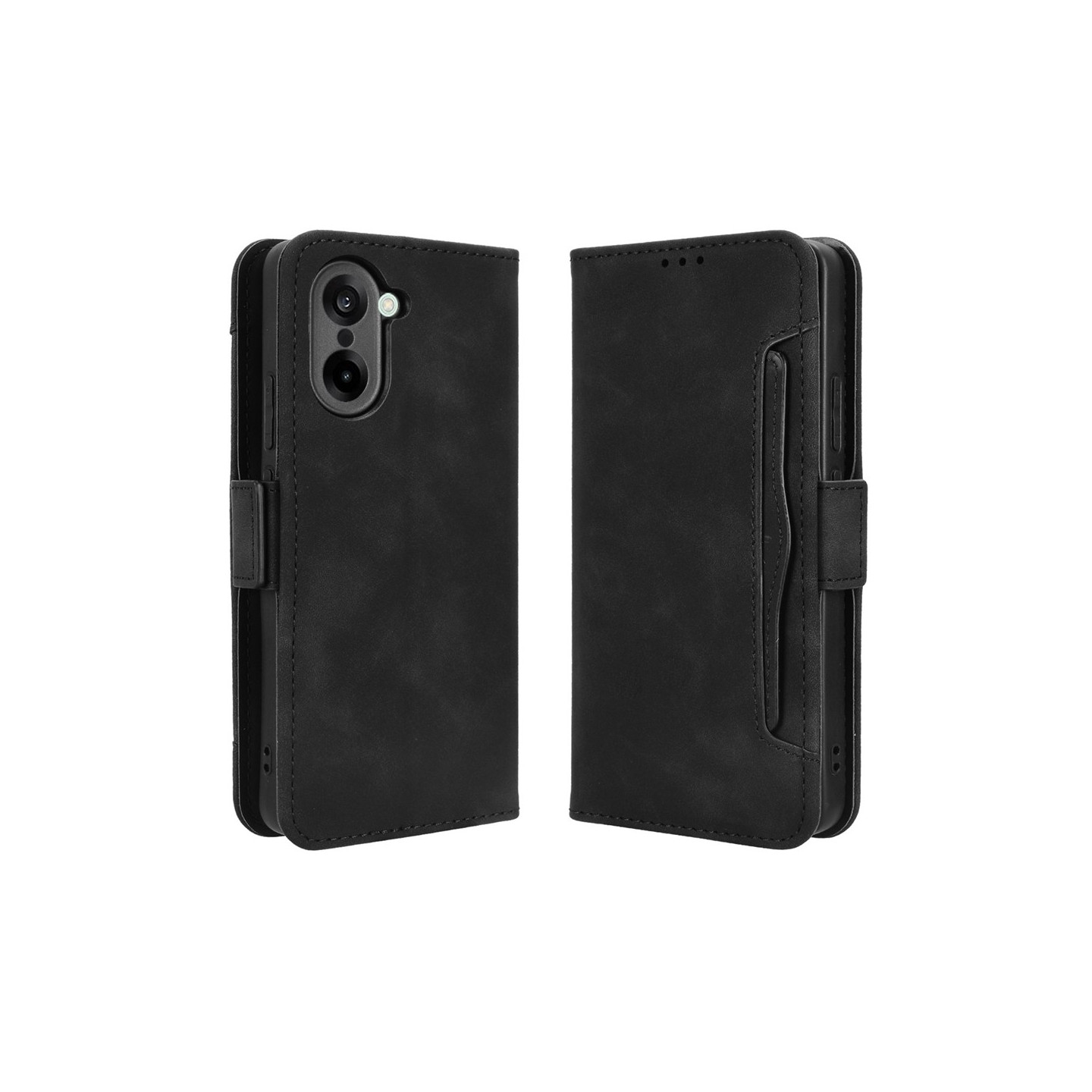 For OnePlus Nord CE5 5G Veske Lommebok Veske Shell Telefonveske Ekstra kort - Svart