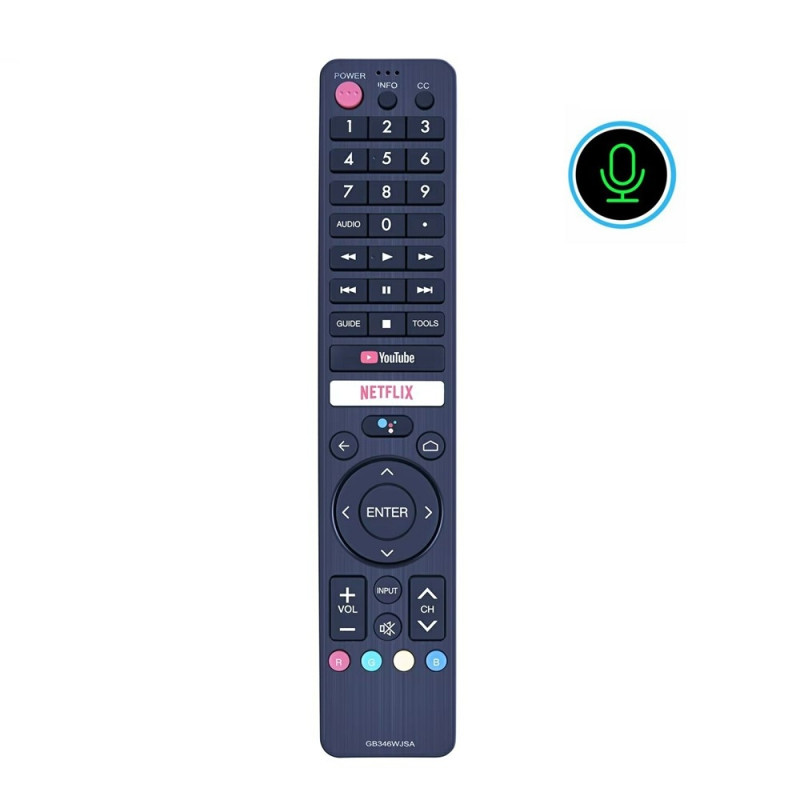 TV remote control Replacement for GB346WJSA For Sharp TV Voice Function