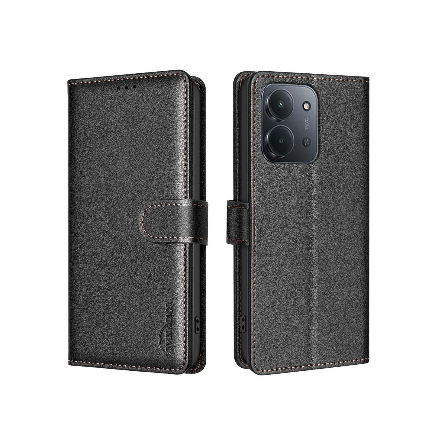 Til Xiaomi Redmi 15C 5G / 15C 4G Etui BINFEN COLOR BF32 Pungcover - Sort