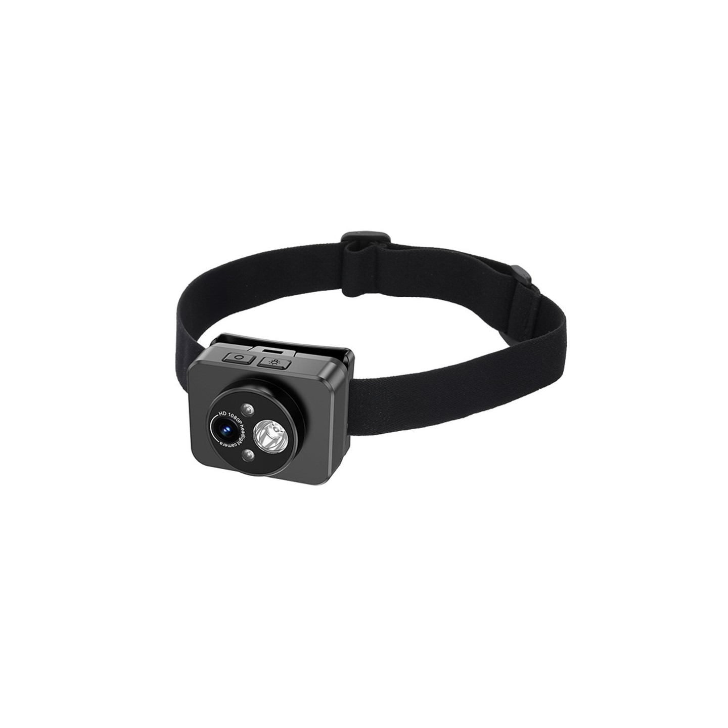 HD Hodemontert Kamera Sport 1080P Videoopptak LED Frontlykt + 32GB Kort