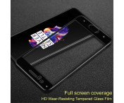 IMAK Full Cover Tempered Glass till OnePlus 5 - Svart