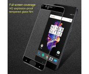 IMAK Full Cover Tempered Glass till OnePlus 5 - Svart