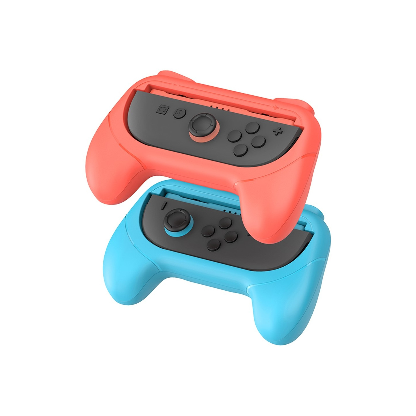 IPEGA 1 pair Compatible with Nintendo Switch 2 Grips Shell Game Controller Joy-Con Red+Blue