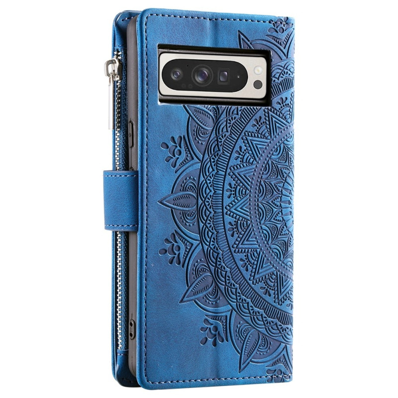 For Google Pixel 10 Pro XL  Lommebok Deksel Shell Mandala Blomstermønster