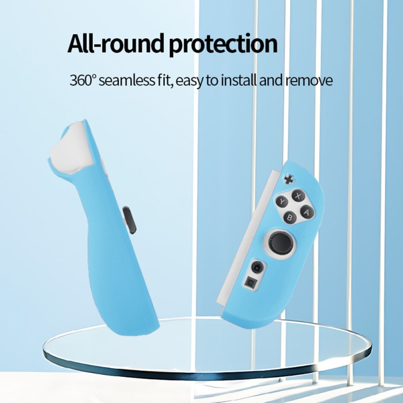 Kompatibel med Nintendo Switch 2 Controller Cover Stødsikker - Gennemsigtig