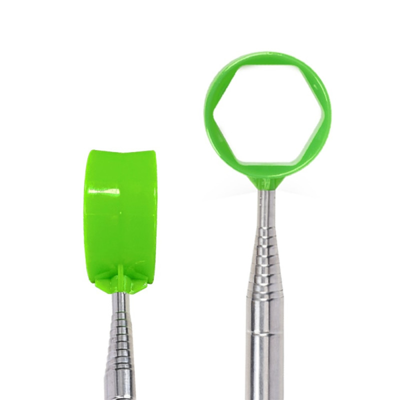 Golf Golfball Golfballgriper Rustfritt stål 2,7 m Teleskopisk plukker