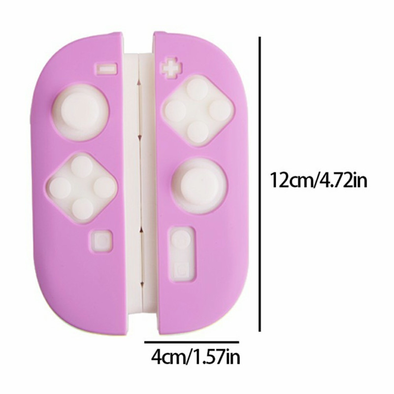 Compatible with Nintendo Switch 2 Controller Case Cover Shockproof - Transparent