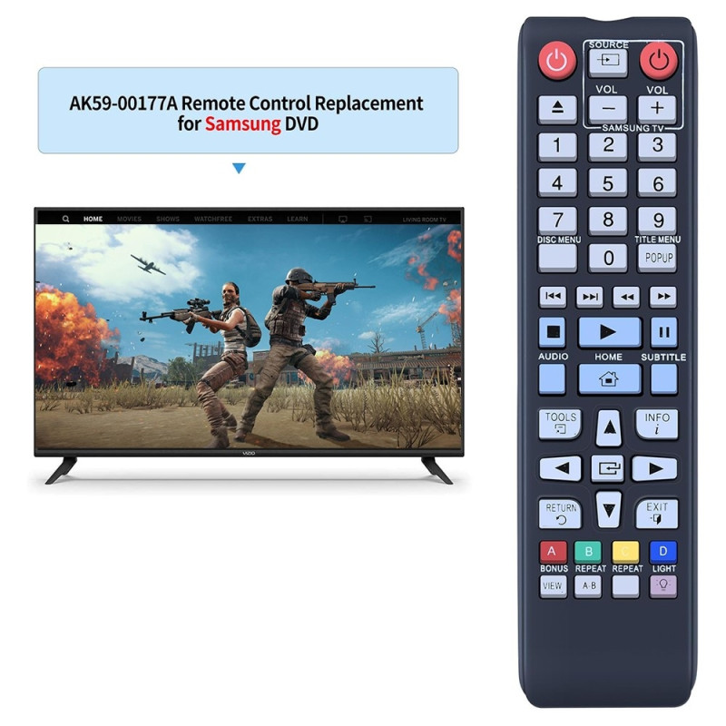 Kaukosäätimen vaihto AK59-00177A:lle Samsung Blu-ray DVD -soittimelle