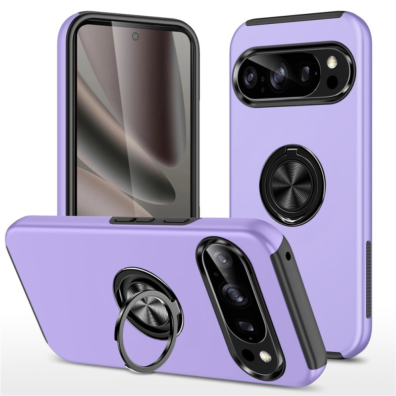 For Google Pixel 10 Pro / Pixel 10 Skal Finger Ring Kickstand Hybrid Case