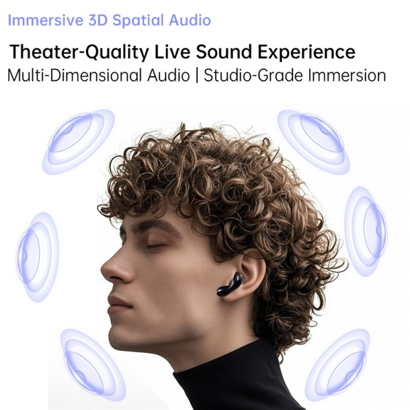 Pulsar Bluetooth headset dynamiske driver in-ear hovedtelefoner 4 mikrofoner - hvid