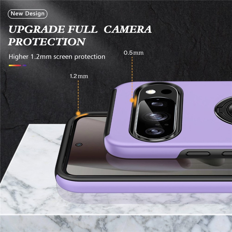 For Google Pixel 10 Pro / Pixel 10 Skal Finger Ring Kickstand Hybrid Case