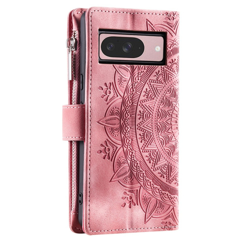 For Google Pixel 10 Pro / 10 / 9 Pro / 9 Wallet Case Cover Shell Mandala Flower Pattern