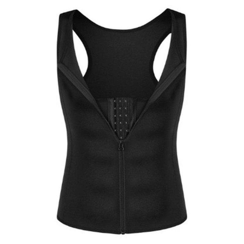 Kompresjonsvest Svette Body Shaper Undertrøye Vekttap Midje - 3XL