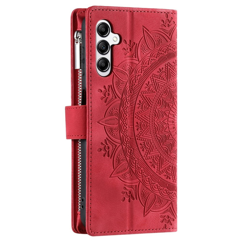 For Samsung Galaxy A17 / A26  Lommebok Deksel Shell Mandala Blomstermønster