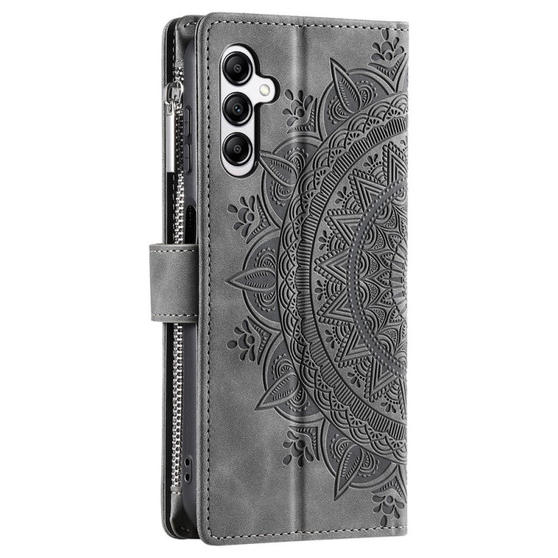 For Samsung Galaxy A17 / A26  Lommebok Deksel Shell Mandala Blomstermønster