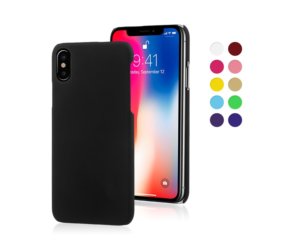 Till IPhone X / XS Klassiskt Rubberized skal