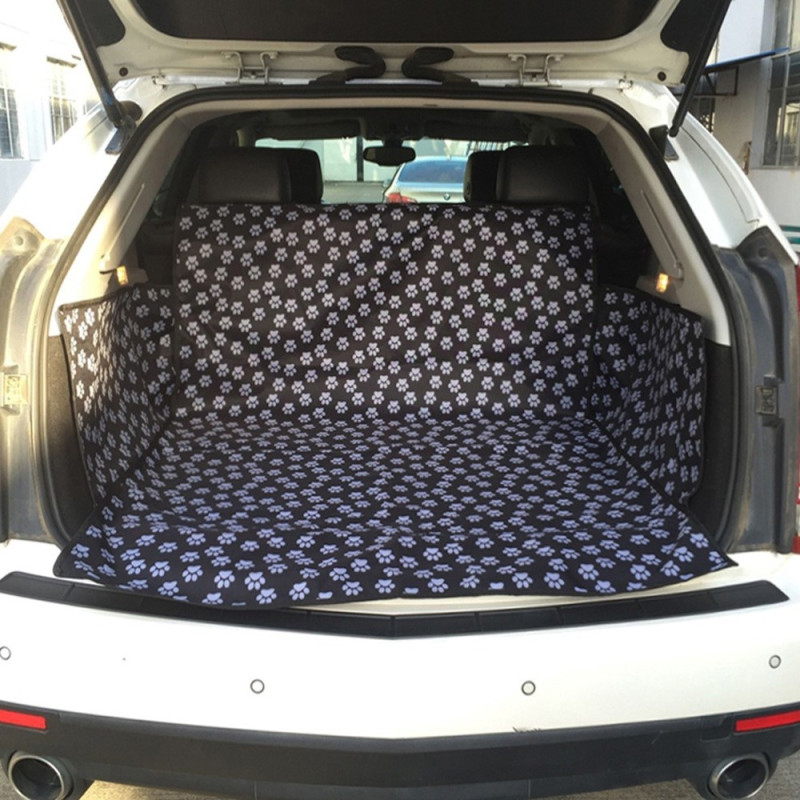 Vandtæt Oxford-stof hundemåtte 155x105x35CM kæledyrsmåtte til bil SUV bagagerum