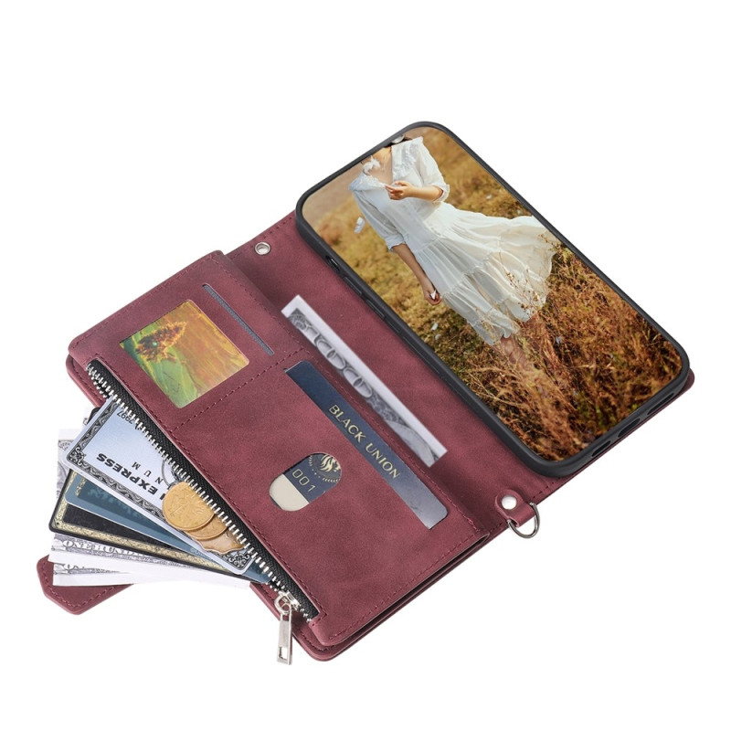 Til Google Pixel 10 Pro XL Zipper Wallet Case Rhombus Telefoncover