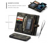 CASEME iPhone 13 Retro plånboksfodral - Svart