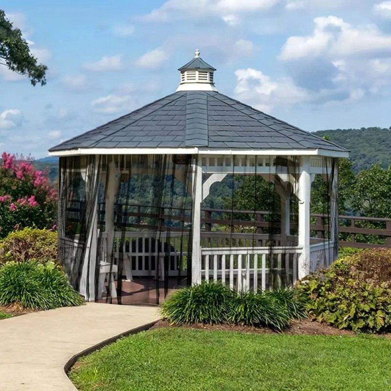 2,4 x 4 m myggnett insektsperre grønnsakstelt plantebeskyttelse