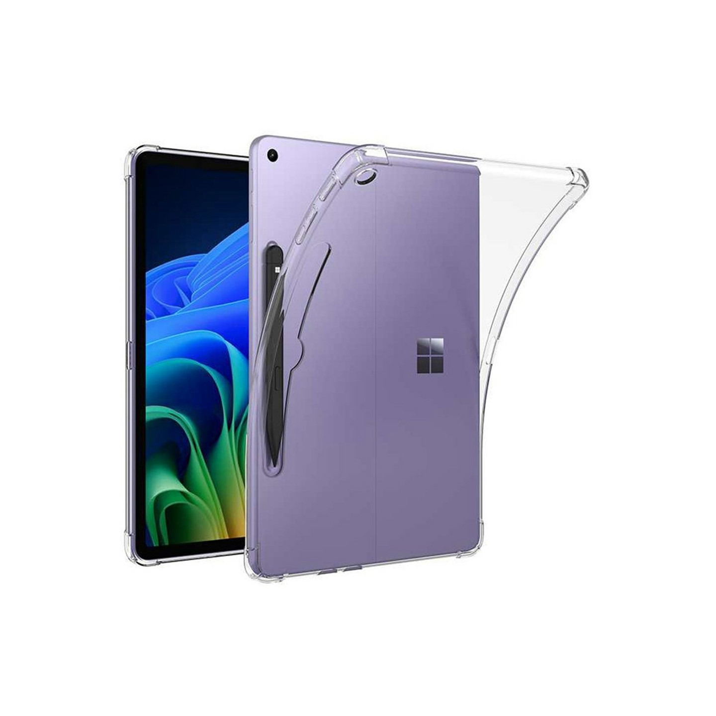 Transparent Case for Microsoft Surface Pro 12 inches Shockproof TPU Cover