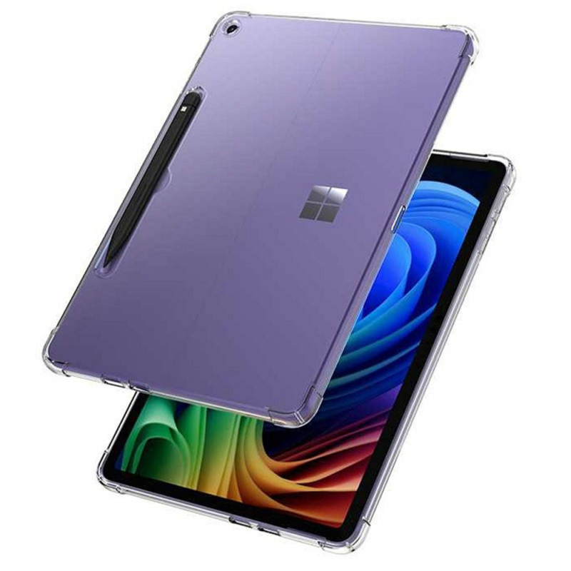 Läpinäkyvä suojakuori Microsoft Surface Pro 12 tuumaa iskunkestävä TPU-suoja