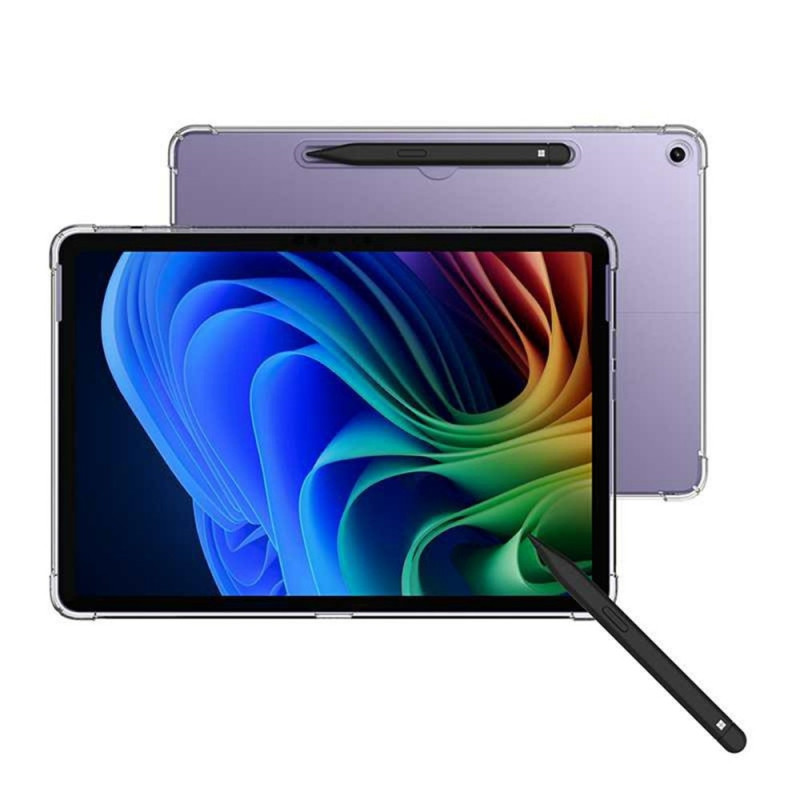 Gennemsigtigt cover til Microsoft Surface Pro 12 tommer stødsikkert TPU-cover