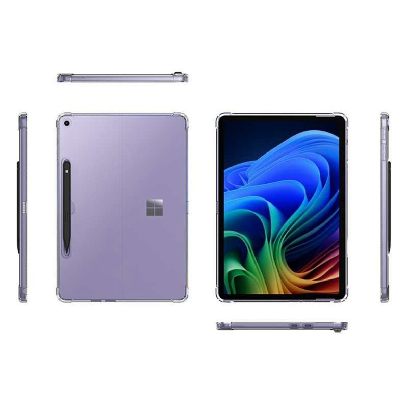 Gjennomsiktig deksel til Microsoft Surface Pro 12 tommer støtsikkert TPU-deksel