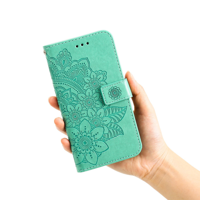 För Xiaomi Redmi 15C Stativfodral Mandala Plånboksfodral