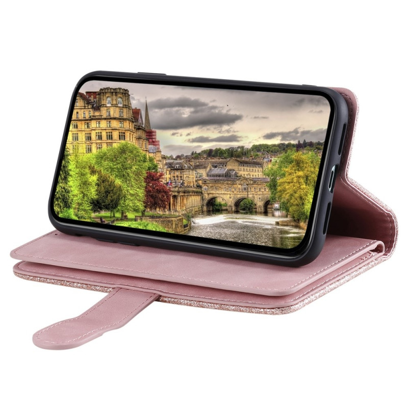 For Google Pixel 10 Pro / 10 / 9 Pro / 9 Case Zipper Pocket PU Leather Phone Cover with 9 Card Slots