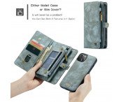 CASEME iPhone 13 Mini Retro plånboksfodral - Blå