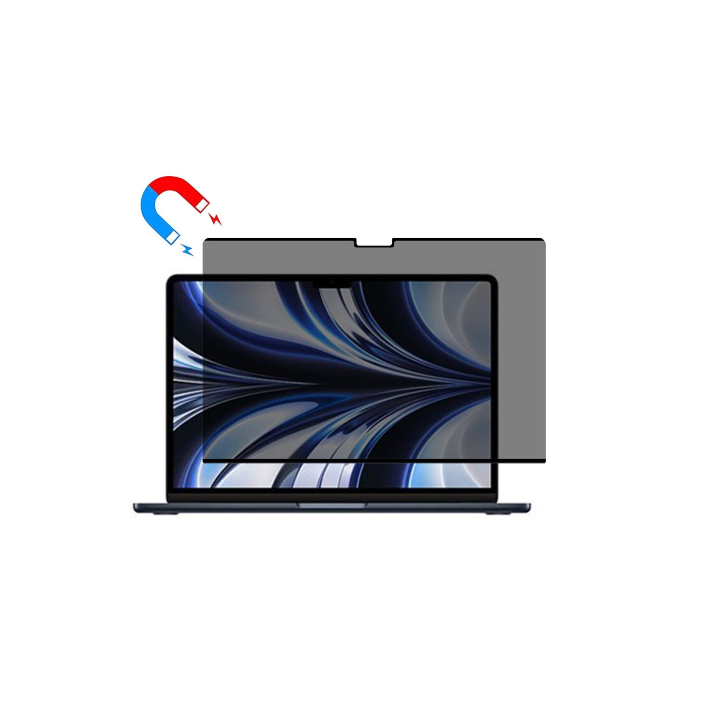 Skærmbeskytter Privacy Anti-Spy til MacBook Air 13 tommer 2025 M4 A3240 2024 M3 A3113 2022 M2 A2681
